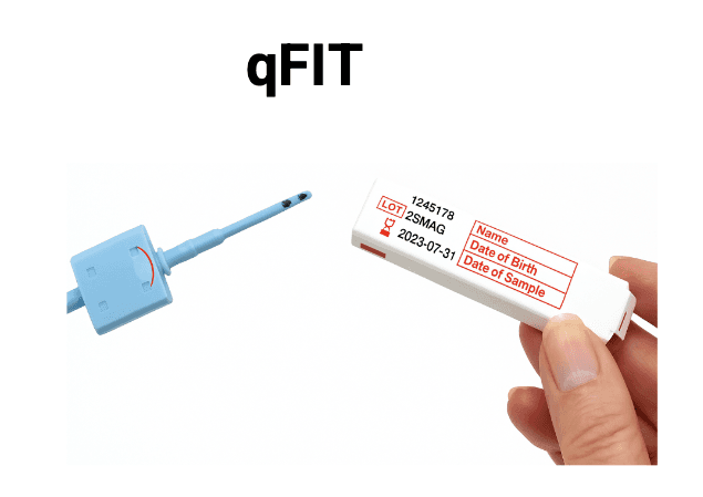 Quantitative faecal immunohistochemical testing (qFIT)
